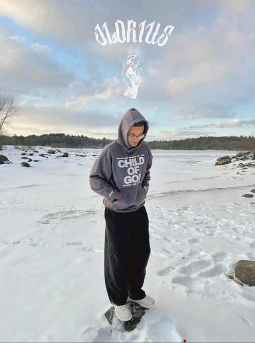 Child Of God Hoodie Distressed