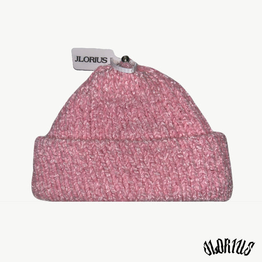 JLorius Pink Velvet Beanie