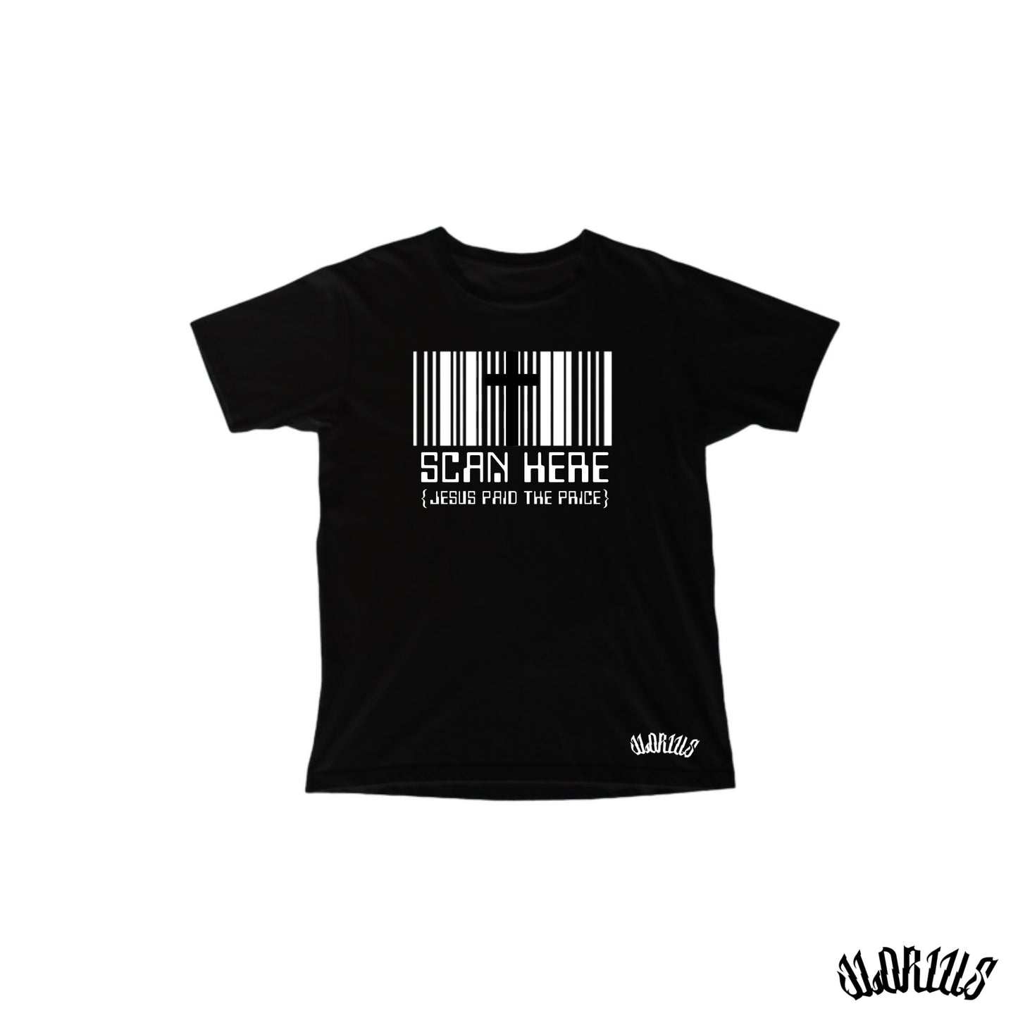 JLorius Barcode Cross Tee