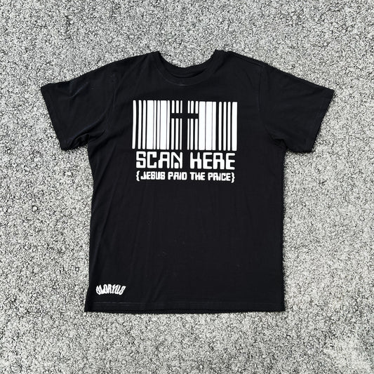 JLorius Barcode Cross Tee